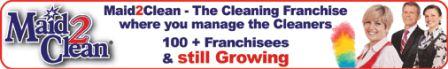 Maid2Clean Business - Territory Management Cleaning Franchise