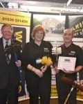 President of the BFA visits Wilkins Chimney Sweep Franchise