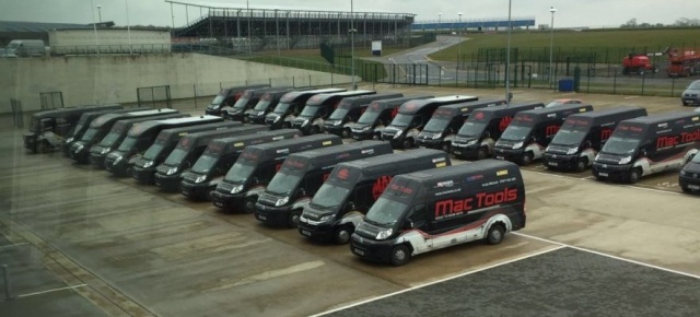 V4Vans fleet of Mac Tools vehicles